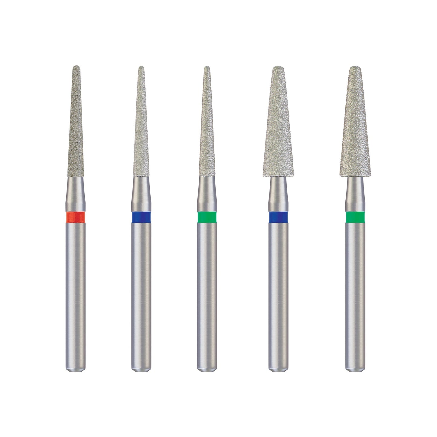 Gyémánt kerek végű kúpos fúrók 22 mm 10 db