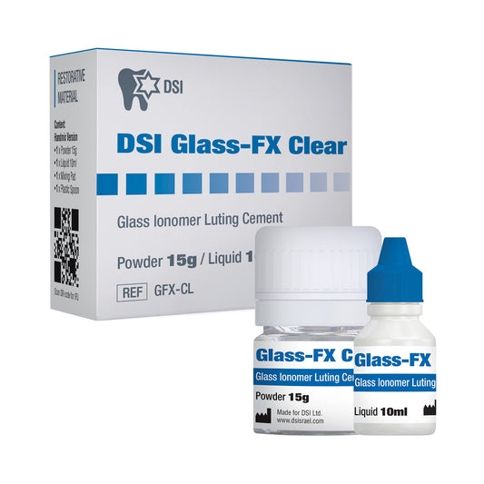 Glass FX átlátszó cement 15g + 10ml