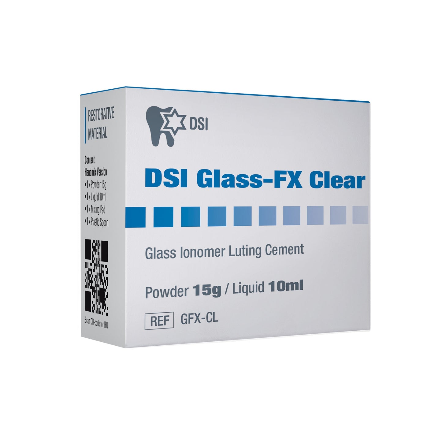 Glass FX átlátszó cement 15g + 10ml