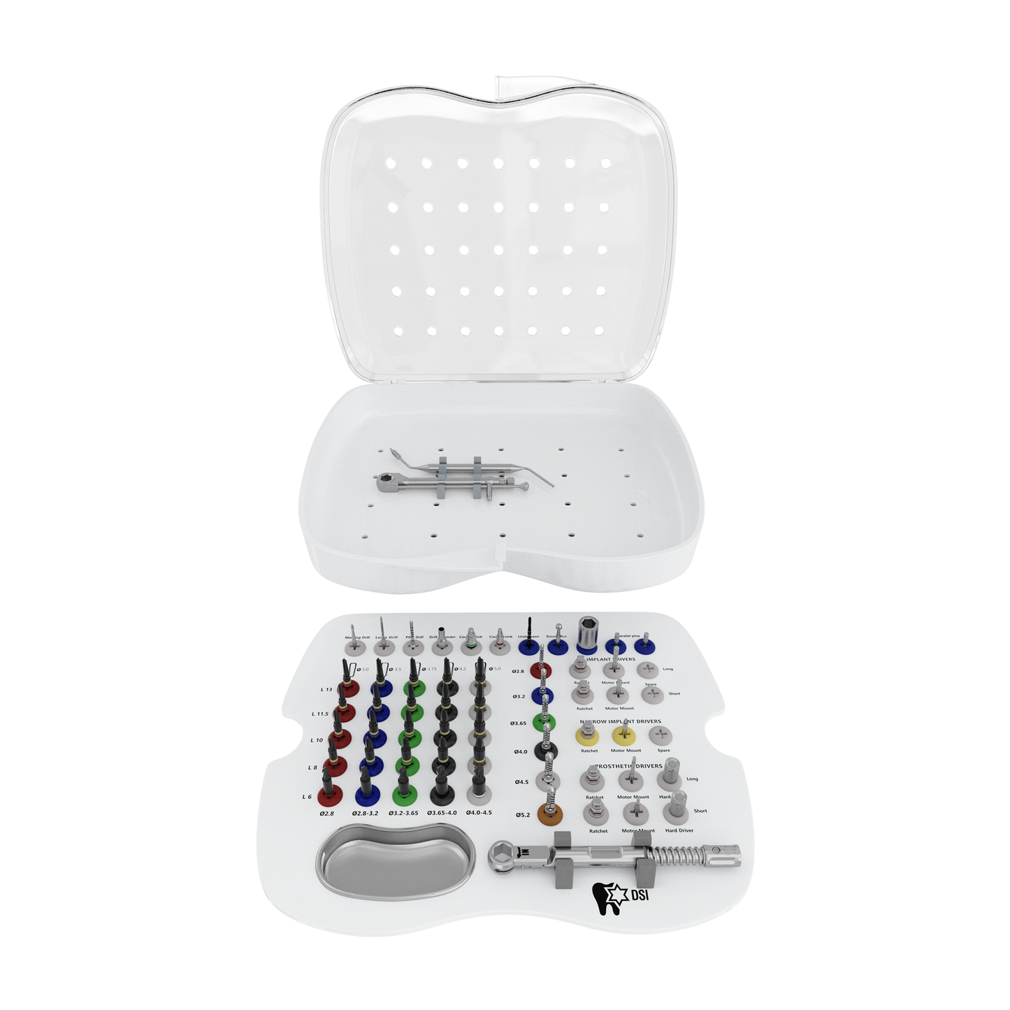SK006C Pro Kit with Conical Drills