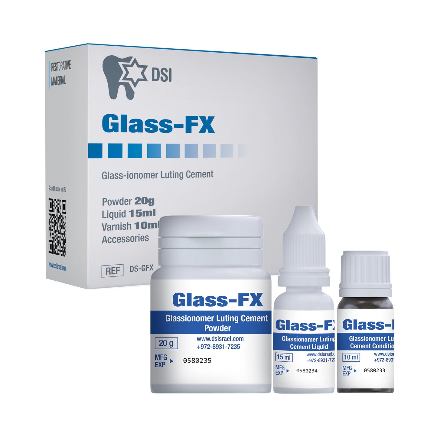 Üveg FX cement 20g + 15ml + 10ml