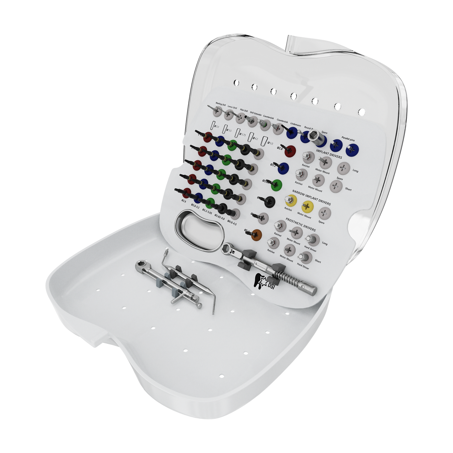 SK006C Pro Kit with Conical Drills