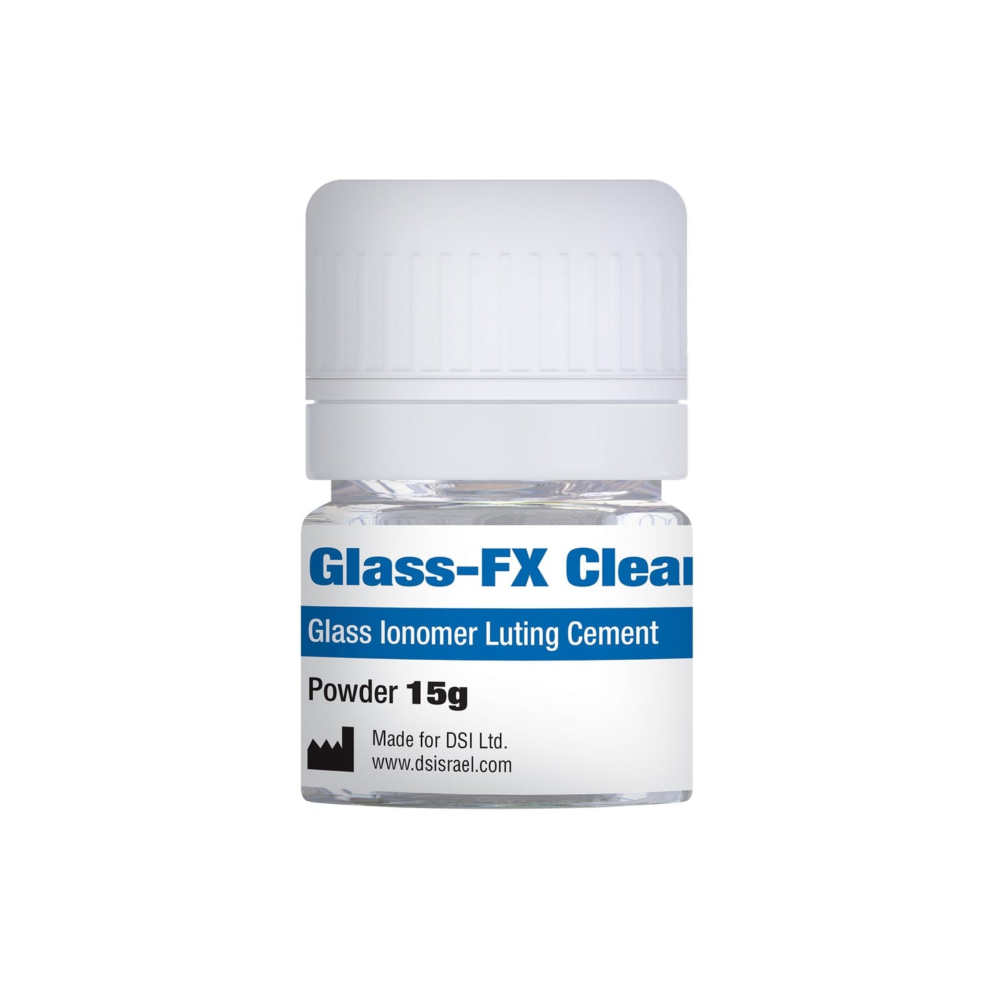 Glass FX átlátszó cement 15g + 10ml