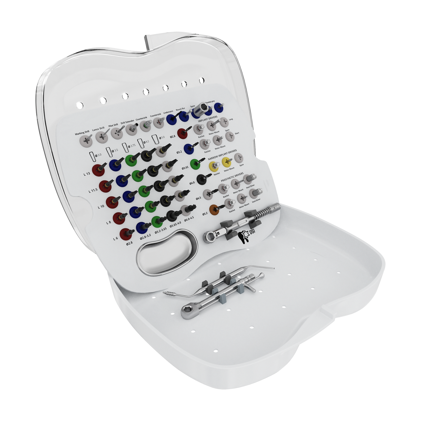 SK006C Pro Kit with Conical Drills