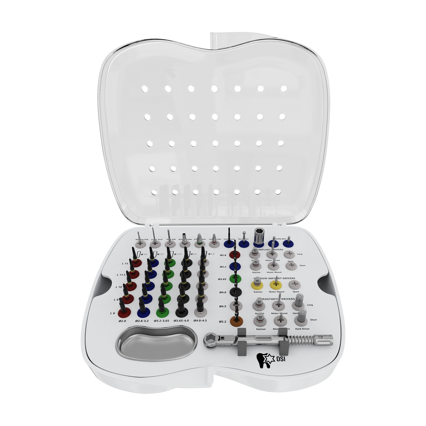 SK006C Pro Kit with Conical Drills