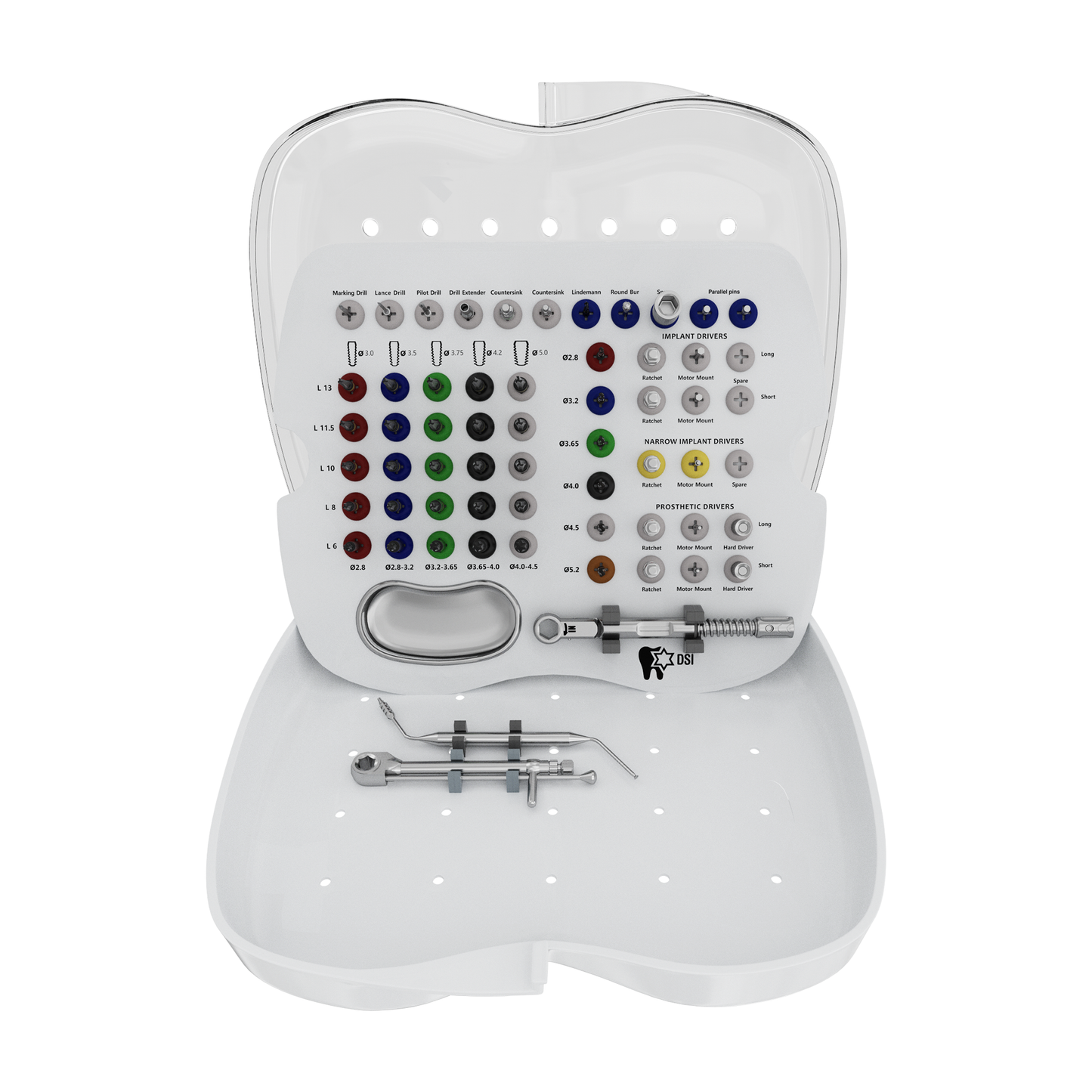 SK006C Pro Kit with Conical Drills
