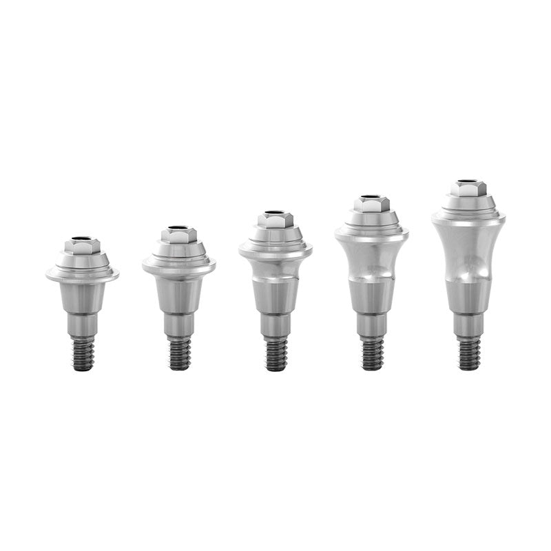 Egyenes, többfunkciós felépítmények Ø4,8 mm, kompatibilis a Neodent® GM Mini Conical készülékkel