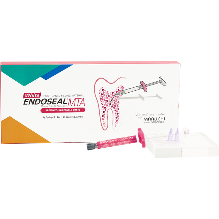 White ENDOSEAL MTA Bioceramic Sealer Root Canal filling Material 3gr csőr 24db